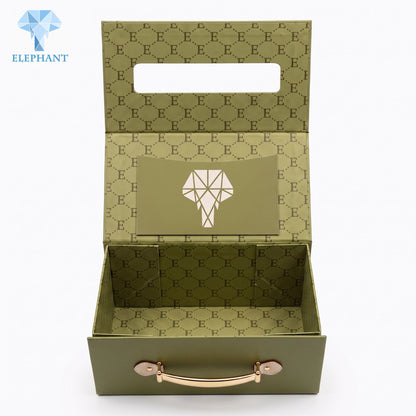 Luxury Rigid Gift Box Custom Paper Cardboard Packaging Box Set Hamper Embossed Matte Lamination Eco Friendly Reusable