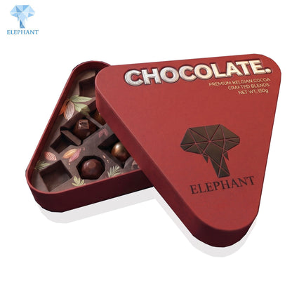 Luxury Rigid Gift Packaging Box Premium Chocolate Gift Box Candy Cookie Snack Box Coated Paper Embossed Eco Friendly