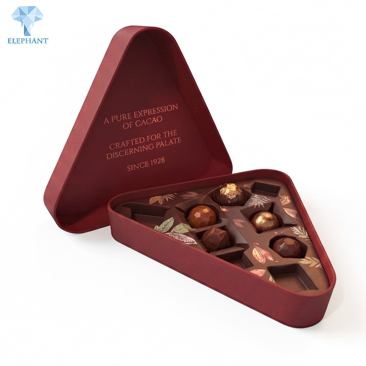 Luxury Rigid Gift Packaging Box Premium Chocolate Gift Box Candy Cookie Snack Box Coated Paper Embossed Eco Friendly