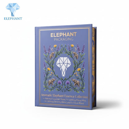 Rigid Gift Box Luxury Packaging Essential Oil Perfume Box Custom Coated Paper Gold Foil Stamping Matte Lamination Eco Friendly
