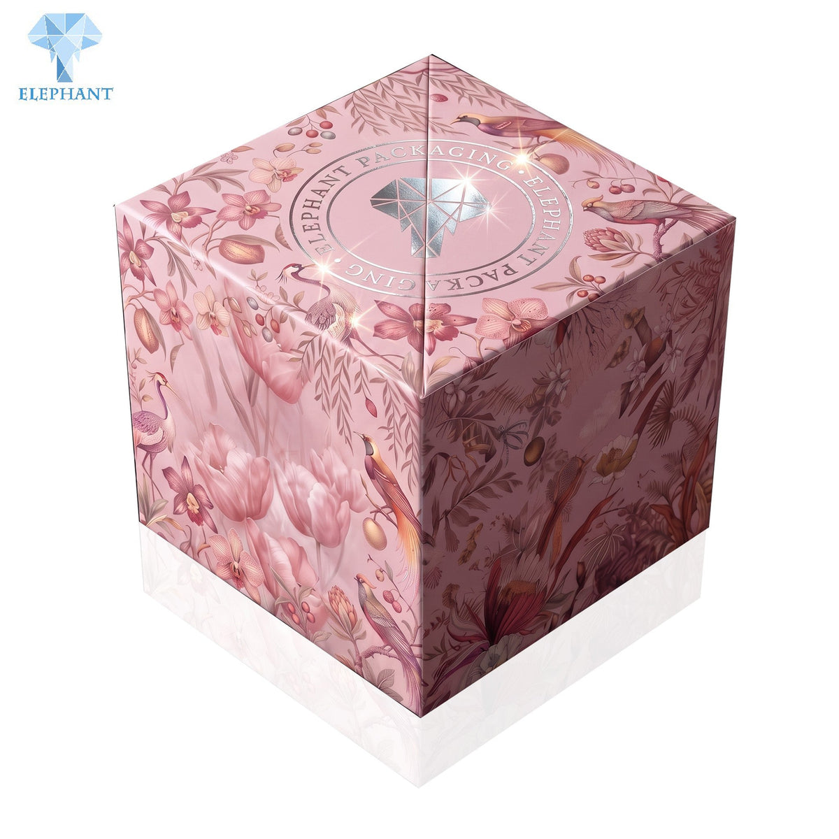 Rigid Gift Box Luxury Perfume Packaging Essential Oil Cosmetic Skincare Art Paper Coated Embossed Eco Friendly Recycled