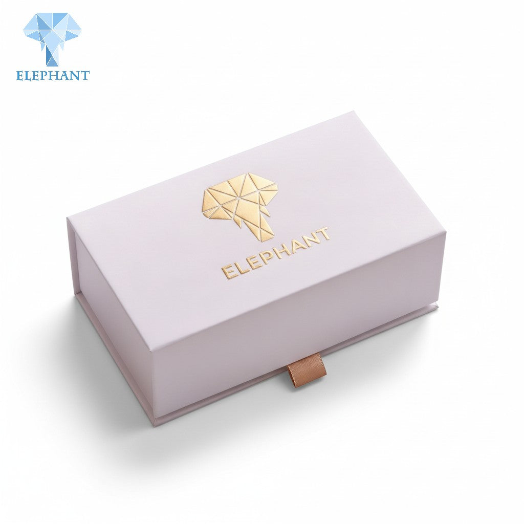 Luxury Essential Oil Box Gold Foil Stamping Rigid Gift Packaging Box for Perfume Cosmetic Art Paper Eco Friendly Sustainable