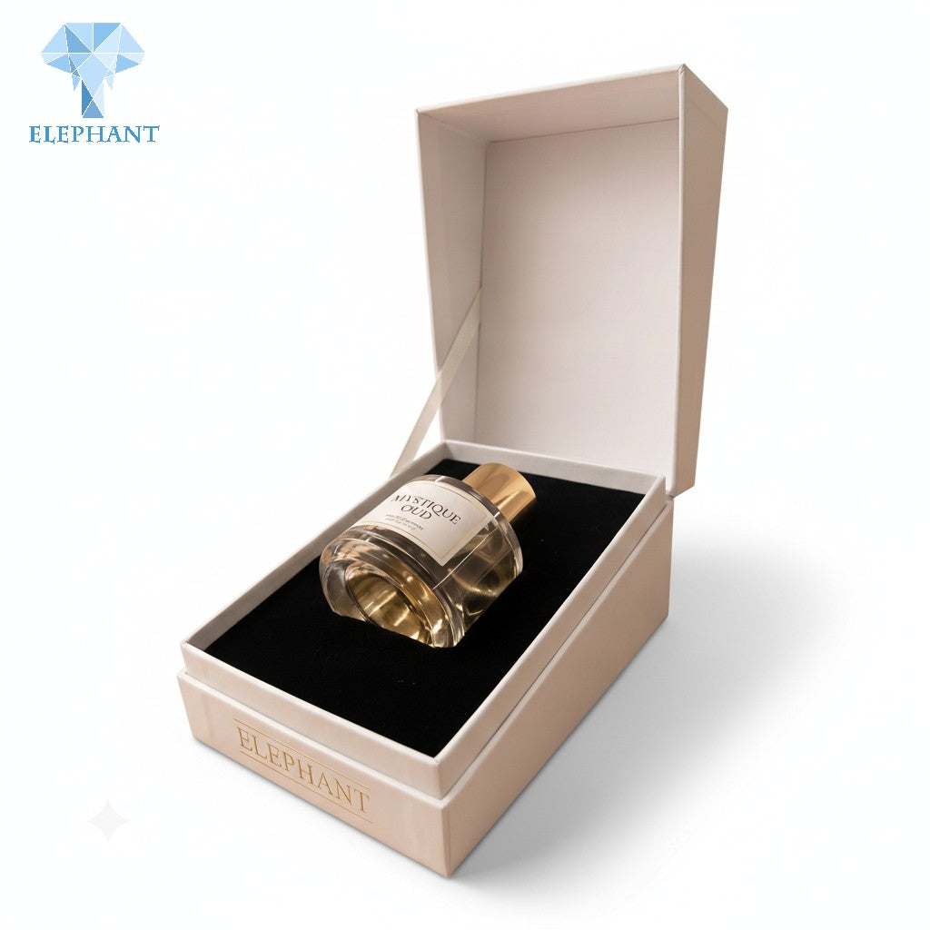 Custom Essential Oil Box Rigid Gift Packaging Box Matte Lamination Gold Foil Stamping Velvet Lining Eco Friendly Biodegradable