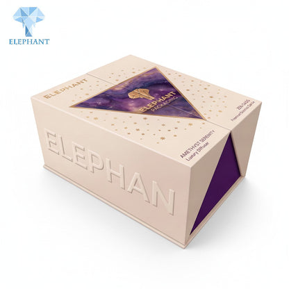 Rigid Gift Box Set Gold Foil Stamping Matte Lamination Premium Cardboard Packaging Eco Friendly Recyclable Custom Logo