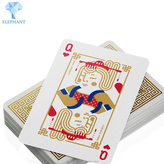 Customize Logo Printed Design Paper Poker Game Playing Card Box