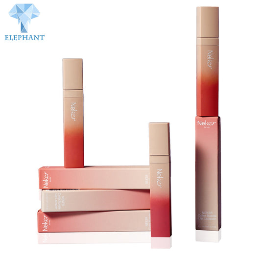 Hot Sale Diecut Small Collapsible Custom Coated Paper Lipstick Boxes