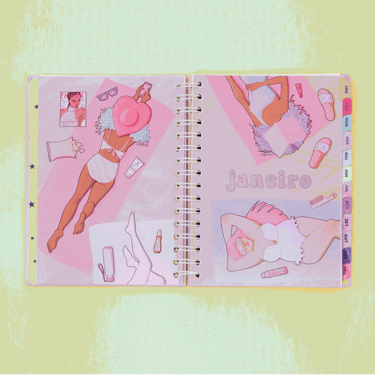 Custom Size Design A5 A6 B5 a4 Environmental Ink Steel Ring Diary Exercise Note Book