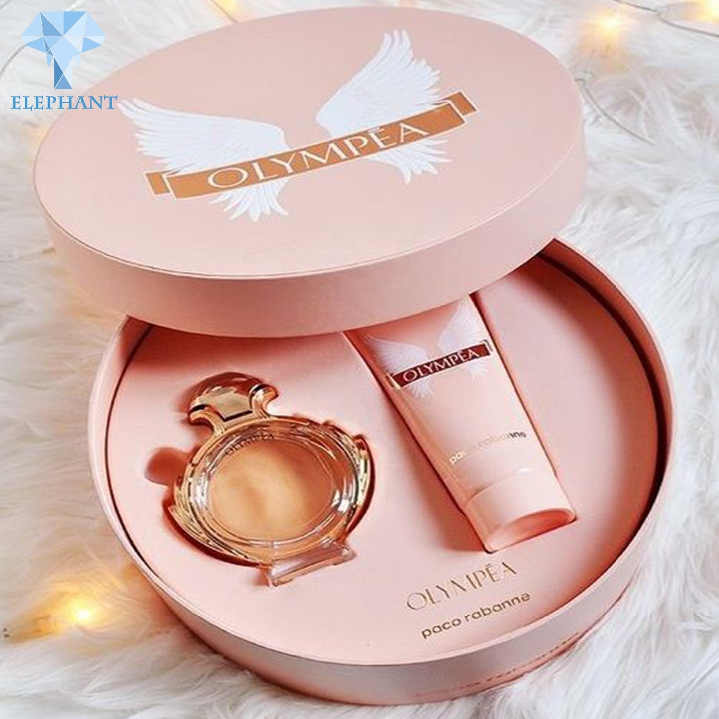 Custom Luxury Gift Paper Cardboadr Round Perfume Cosmetic Packaging Box