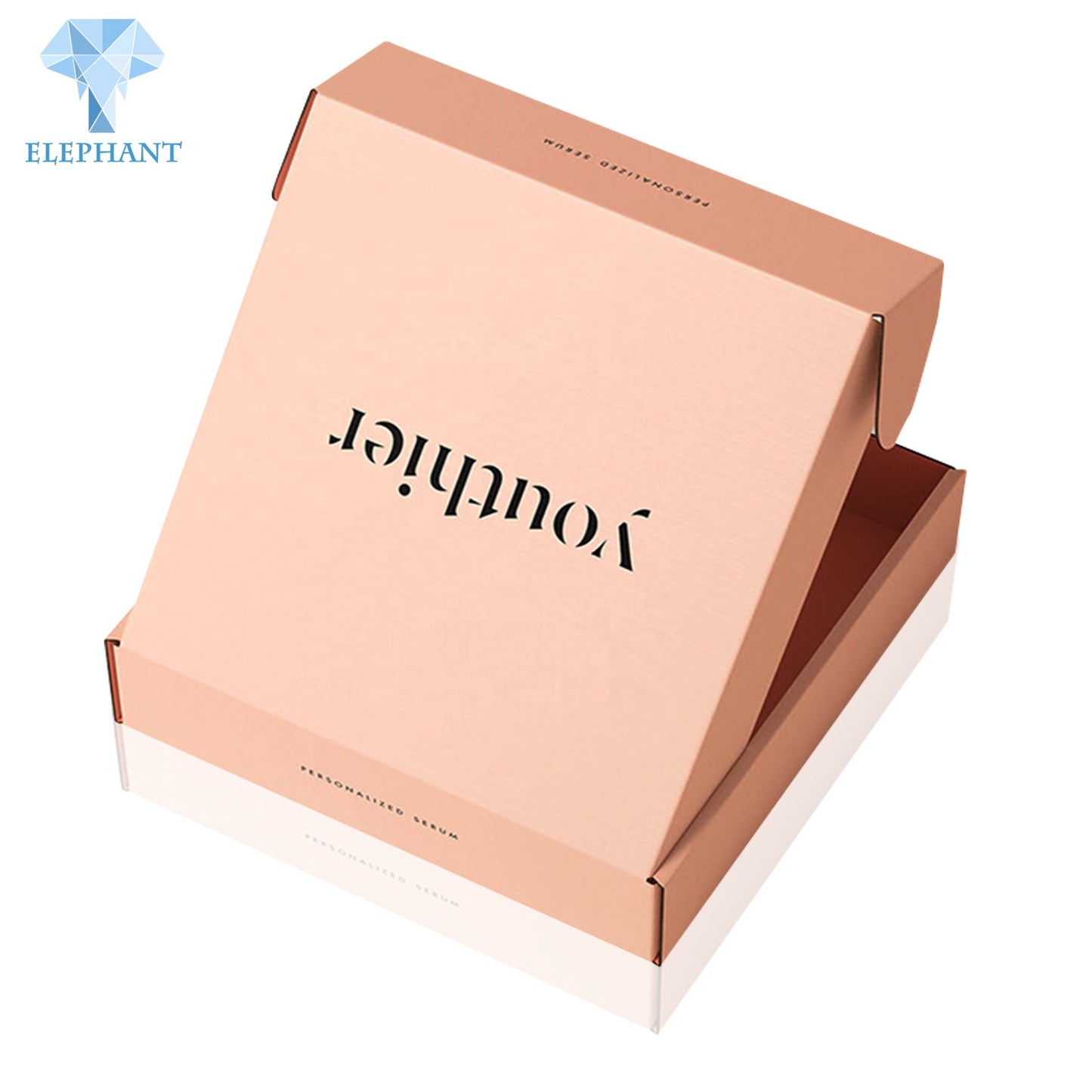 Customize Logo Cardboard Paper Corrugated Mailing Cosmetic Packaging Box