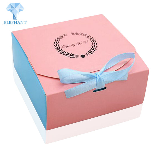 Wholesale Custom Small Favor Birthday Wedding Party Paper Pink Candy Box For Guest