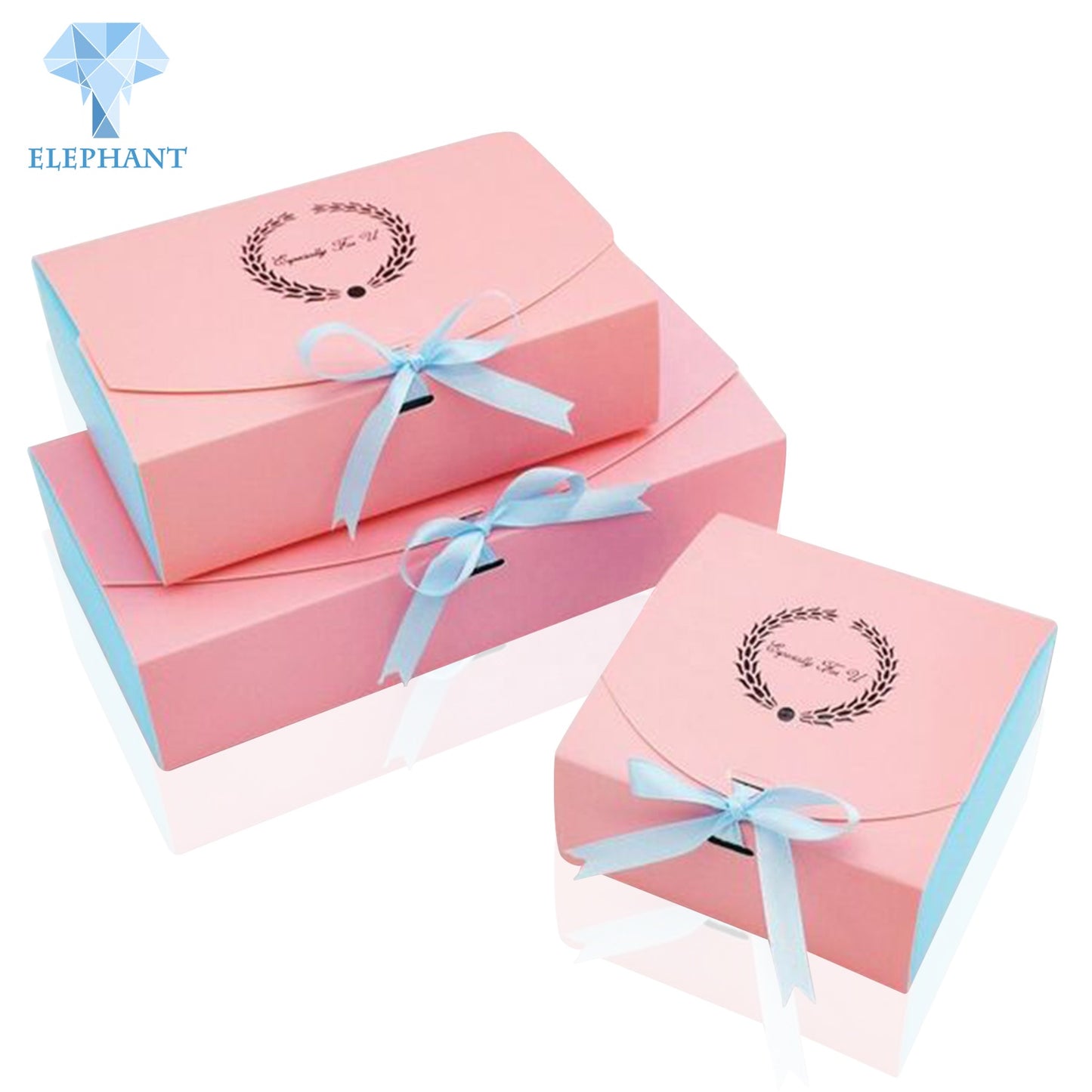 Wholesale Custom Small Favor Birthday Wedding Party Paper Pink Candy Box For Guest