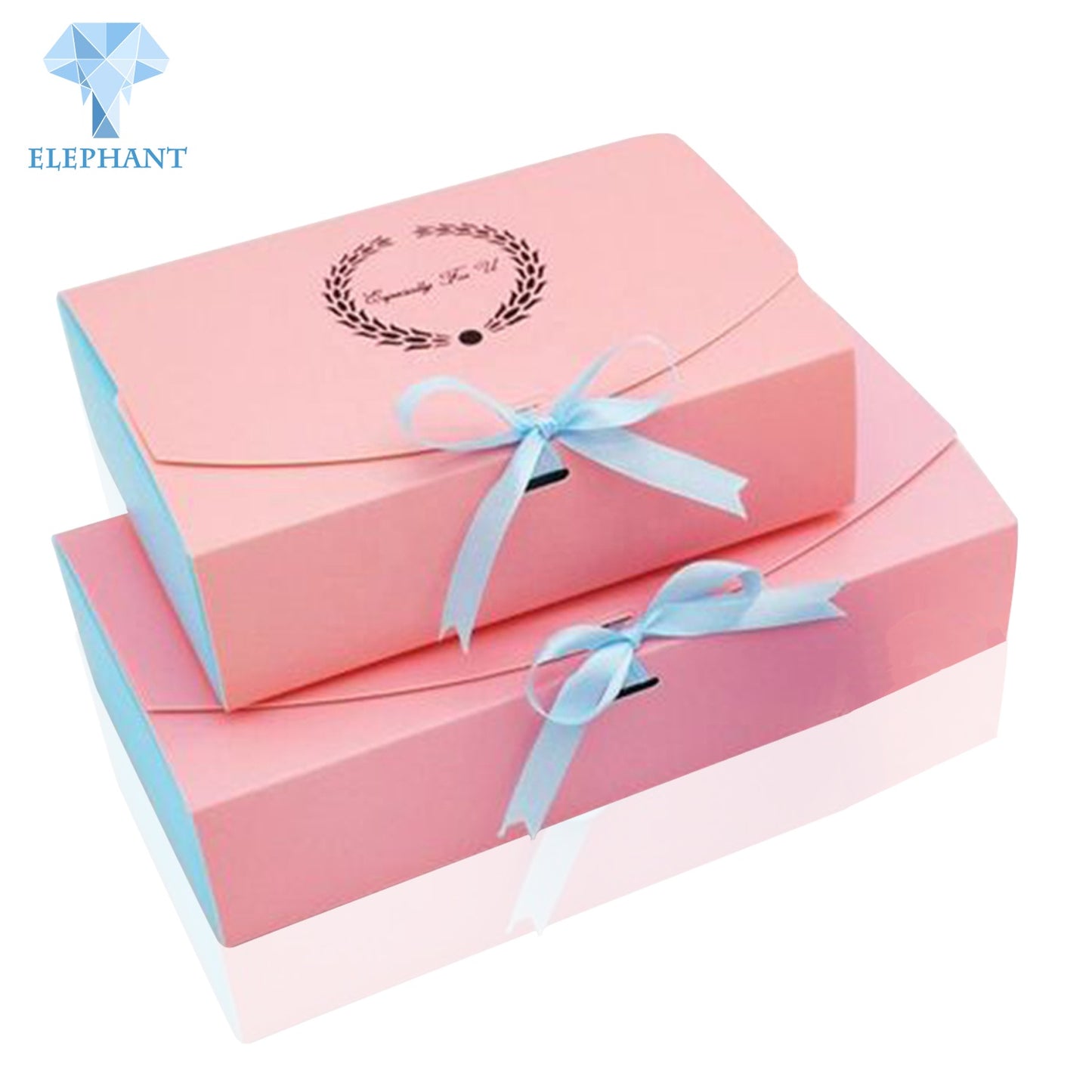 Wholesale Custom Small Favor Birthday Wedding Party Paper Pink Candy Box For Guest