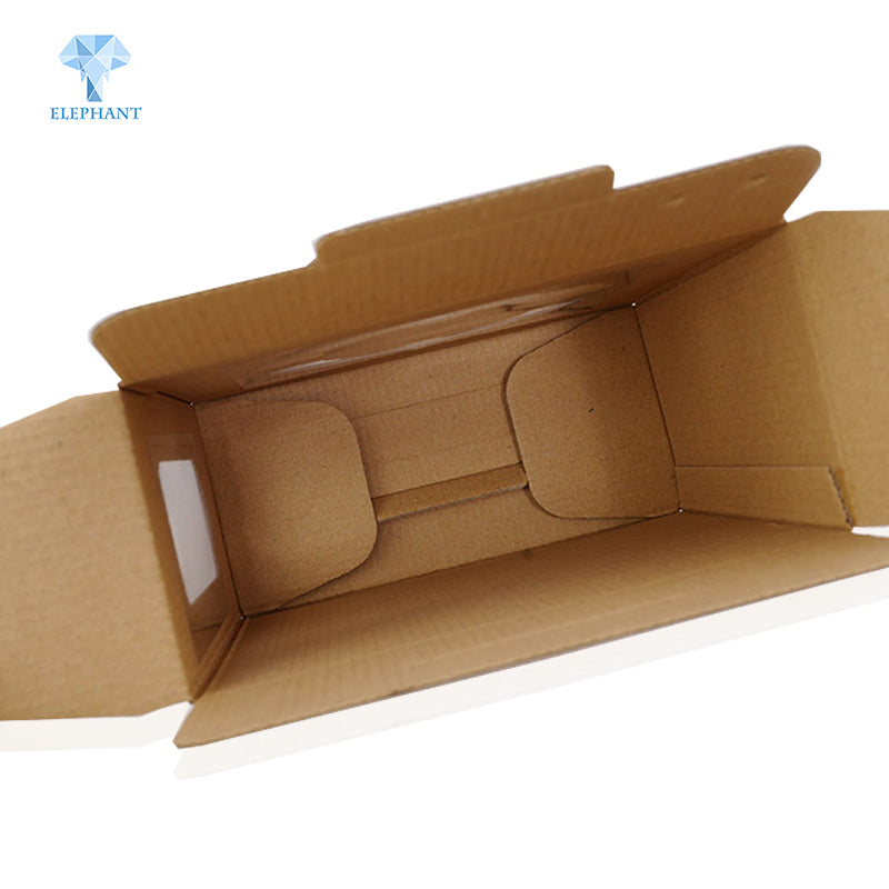 Craft Packaging Brownie White With Handle Cardboard Cake Kraft Paper Box