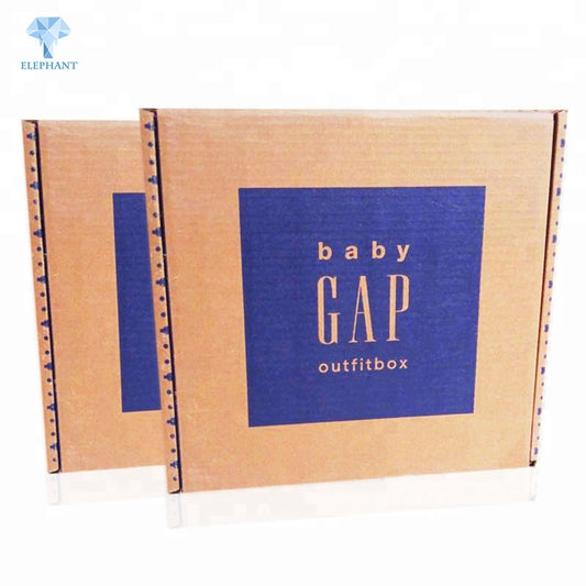 Custom Design Good Price High Quality Corrugated Paper Gift Boxes For Baby Clothes