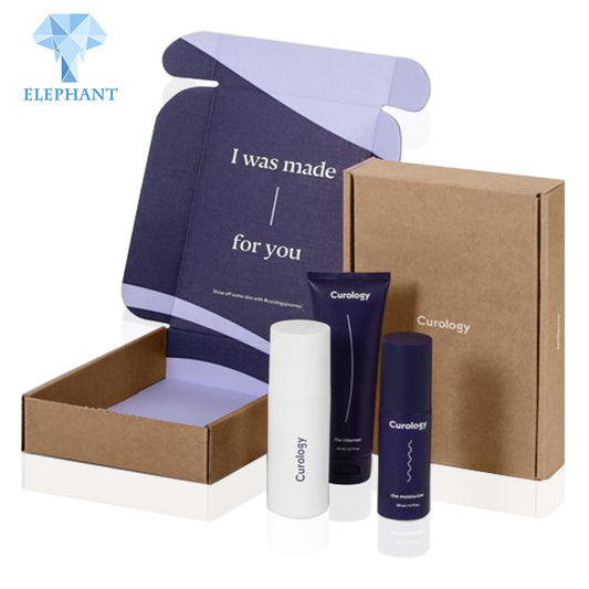 Custom Color Printed Low Price Corrugated Cosmetics Die Cut Packaging Box