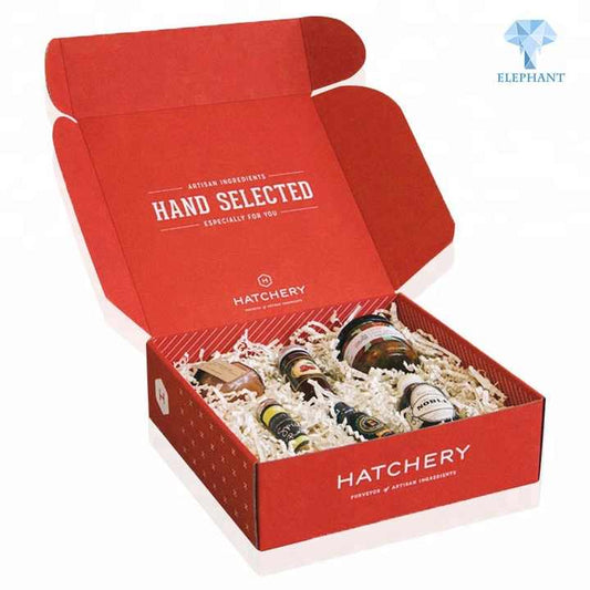 Customized Logo High Quality Red Color Printing Portable Kitchen Spices Box