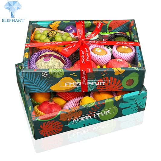 Custom Cheap Eco Friendly Portable Corrugated Carton Box For Fruits