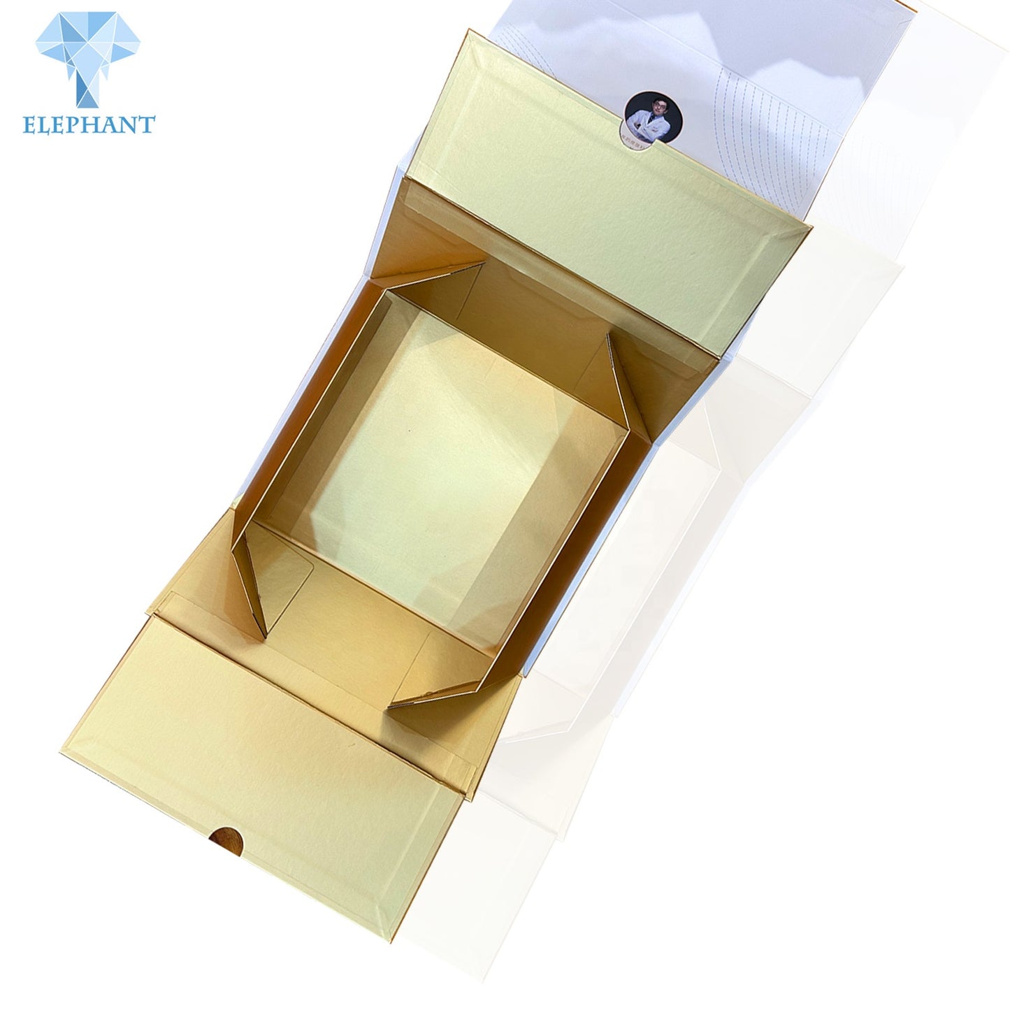 Wholesale High Quality Luxury Gold Folding Magnetic Packaging Gift Box for Small Business, Magnetic Lid Gift Boxes For Present