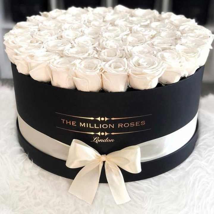 Custom Large Small Luxury Black Cylinder Rigid Cardboard Rose Florist Floral Flower Hat Box
