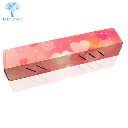 Custom square empty envelope valentine mom i love you paper boxes for natural flowers and love flower gift box for bouquets