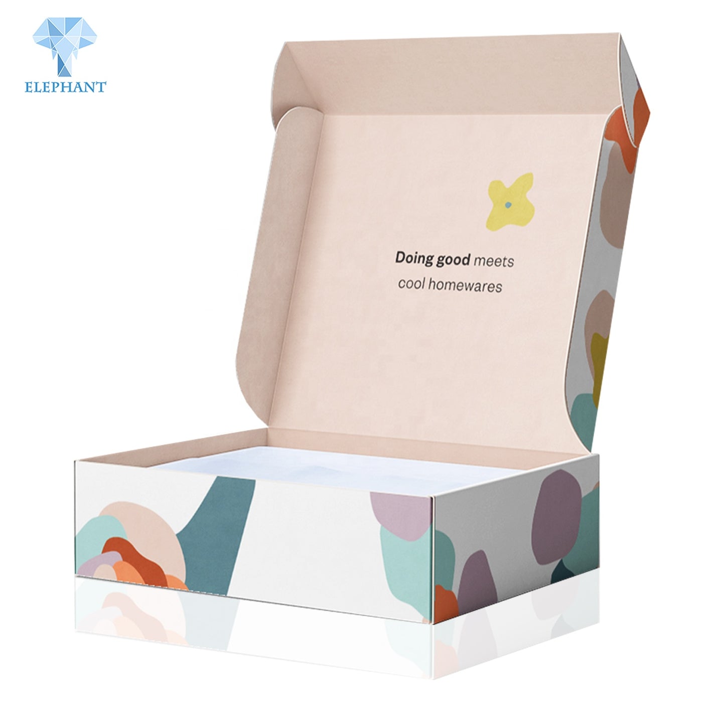 Custom Design Logo Luxury Printed Small Folding White Paper Gift Mailers Packaging Box