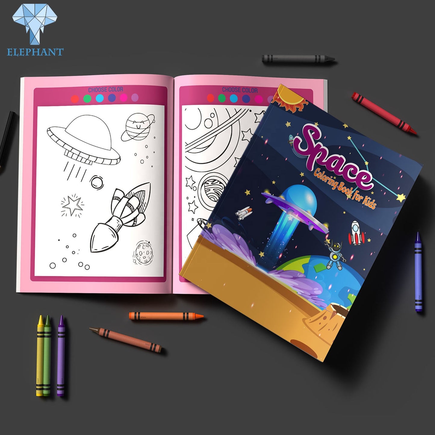 Children Scratch Art Craft Book Mandala Unicorn Magic Doodle Water Painting Coloring Book With Stickers Drawing Book