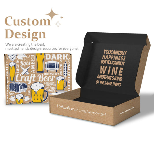 Customize Logo Design Corrugated Paper Magnum 3 Bottles Shipping Packaging Wine Boxes