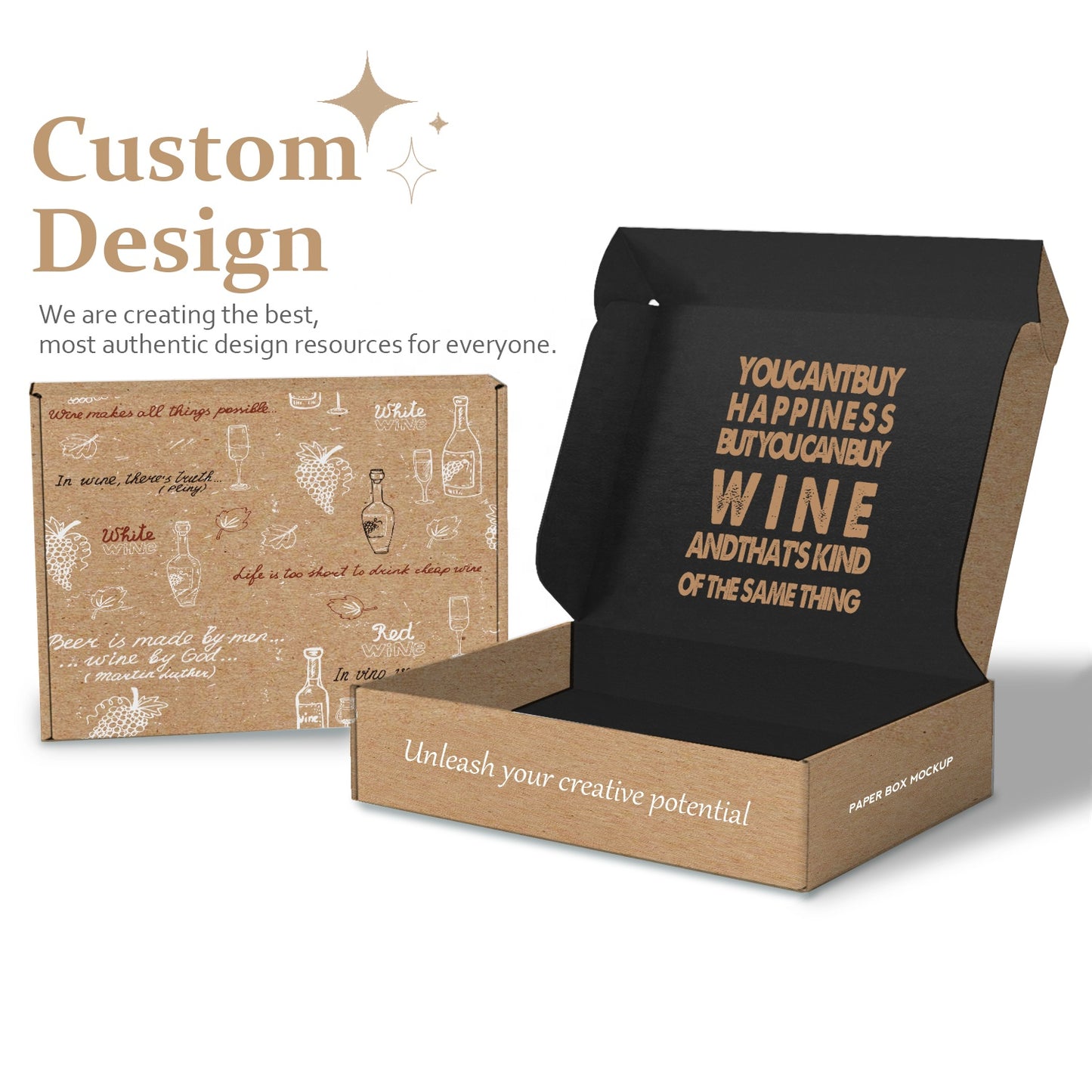 Customize Logo Design Corrugated Paper Magnum 3 Bottles Shipping Packaging Wine Boxes