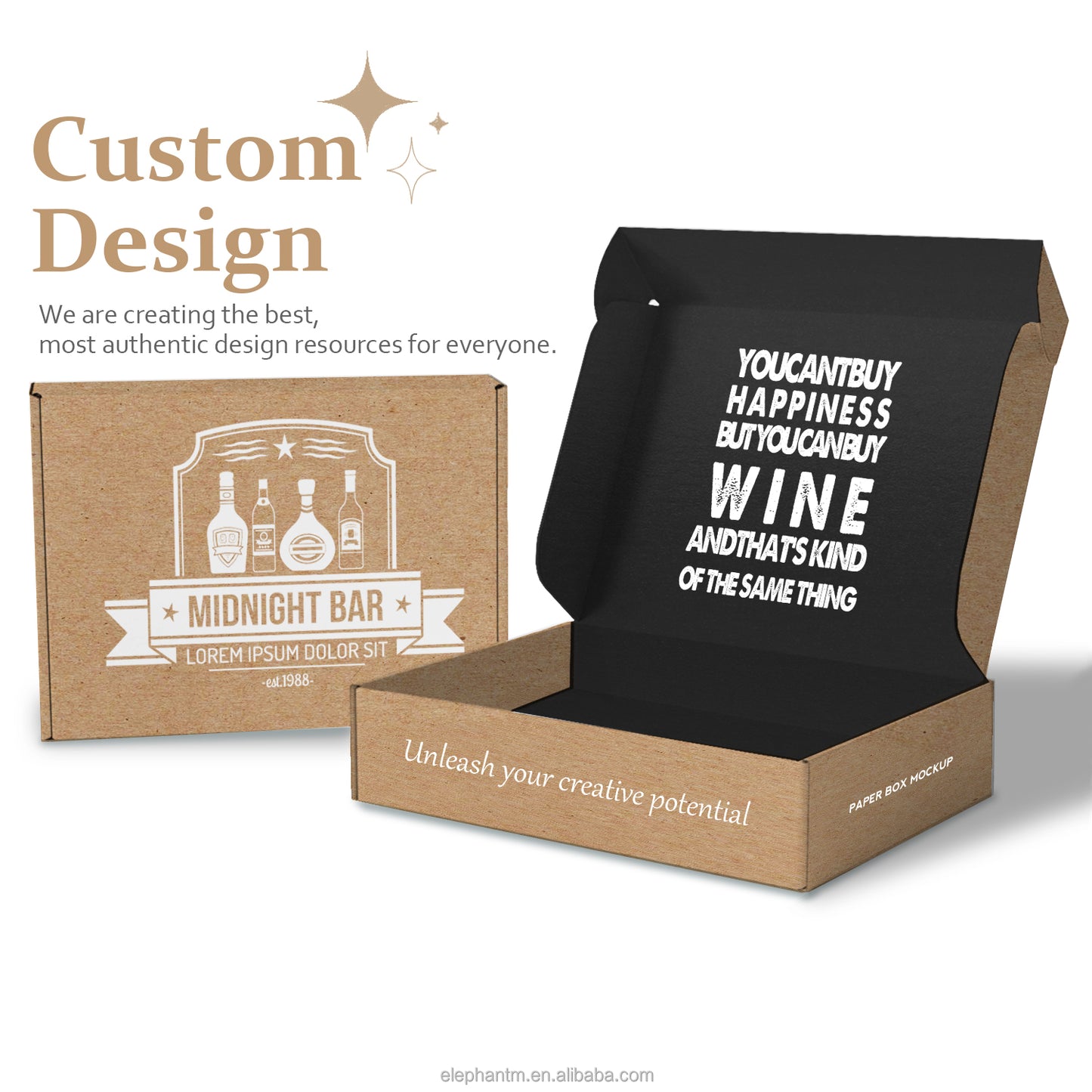 Customize Logo Design Corrugated Paper Magnum 3 Bottles Shipping Packaging Wine Boxes