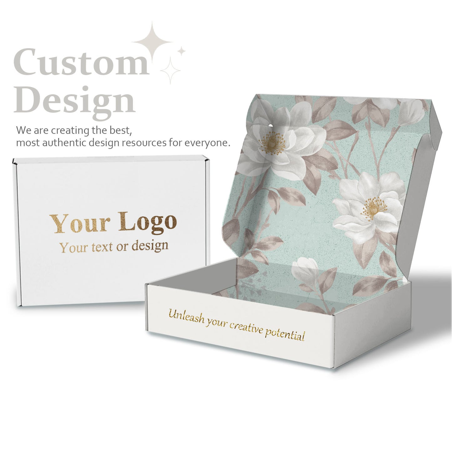 Custom Logo Standard Size Color Printing Low Price Fancy Clothes Packaging Box