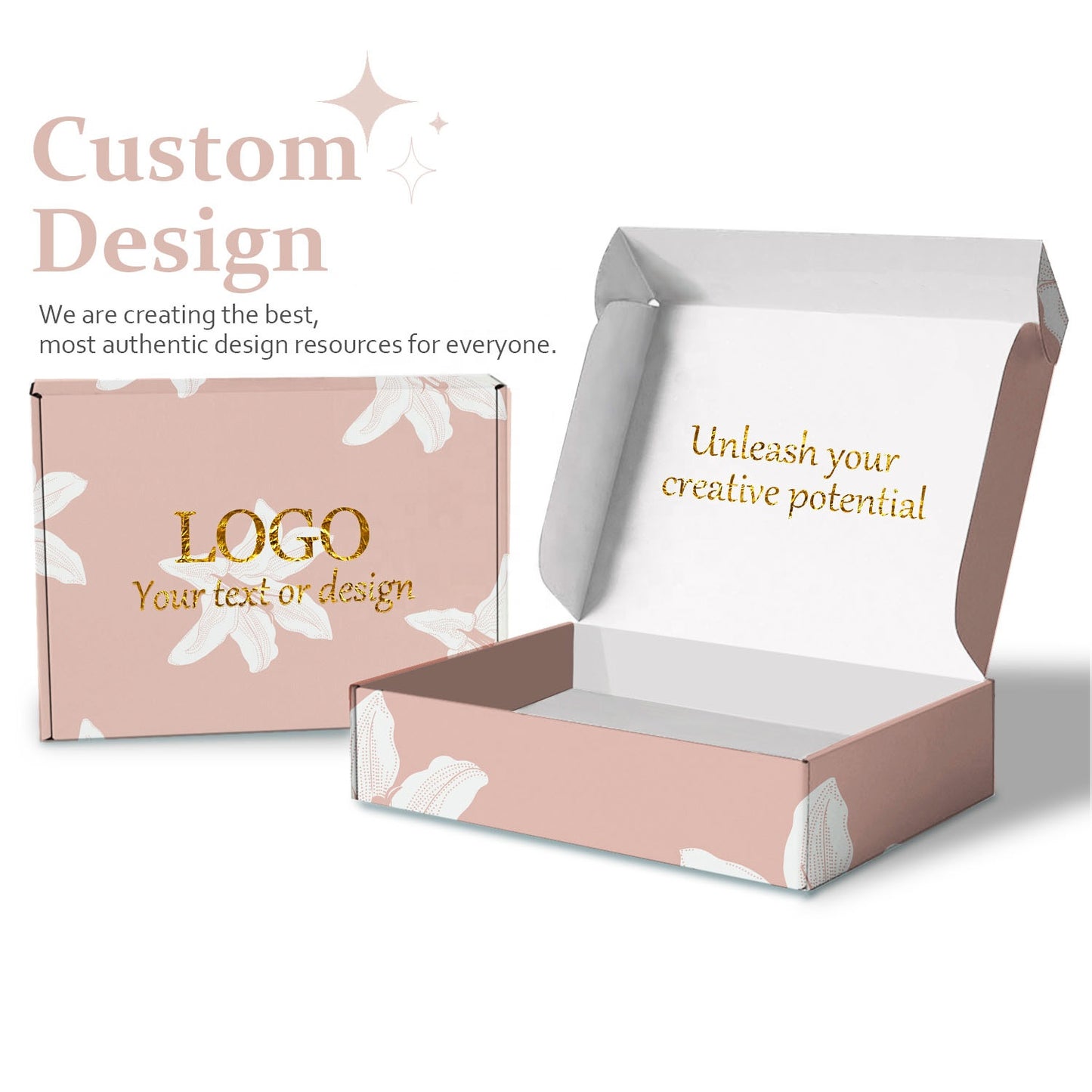 Custom Logo Standard Size Color Printing Low Price Fancy Clothes Packaging Box