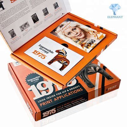 Custom Full Color Printed High Enld Exquisite Corrugated Literature Mailer Box