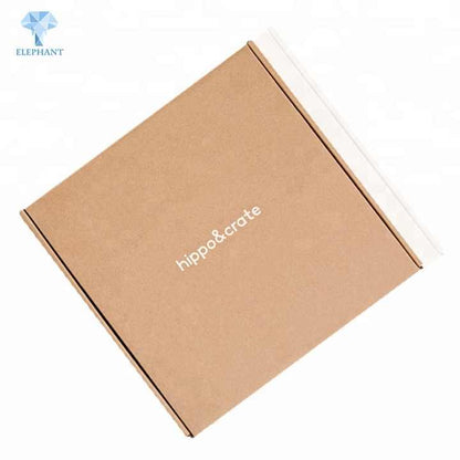 Custom Natural Reusable Good Quality Corrugated Folding Cosmetics Packaging Box