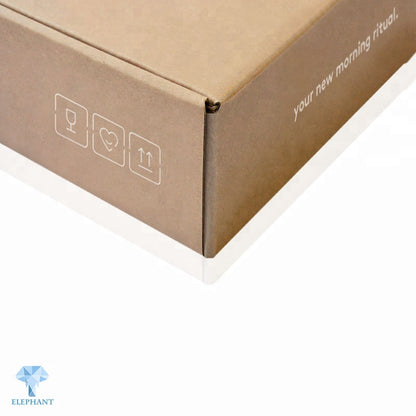 Custom Natural Reusable Good Quality Corrugated Folding Cosmetics Packaging Box
