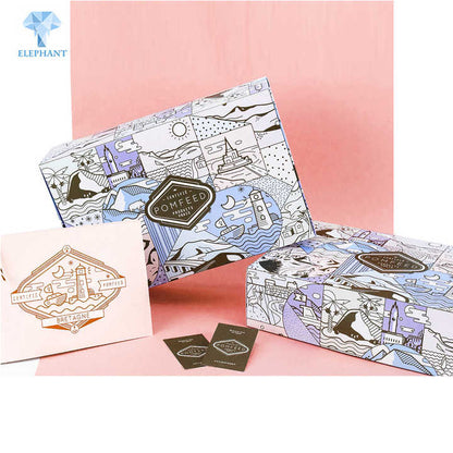 Colours Die Cut Baby Kids Snack Food Folding Corrugated Package Box