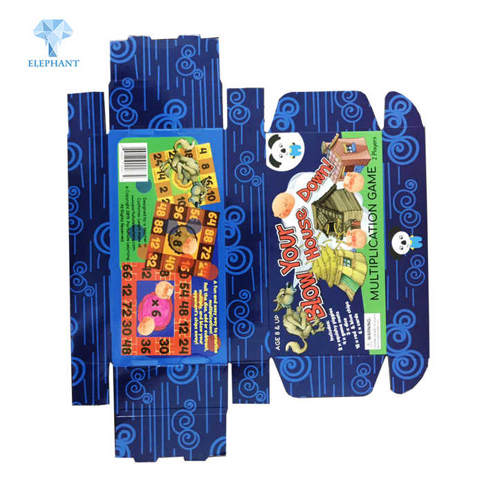 Customised Corrugated Cardboard Kid Surprise Paper Packaging Game Toy Box