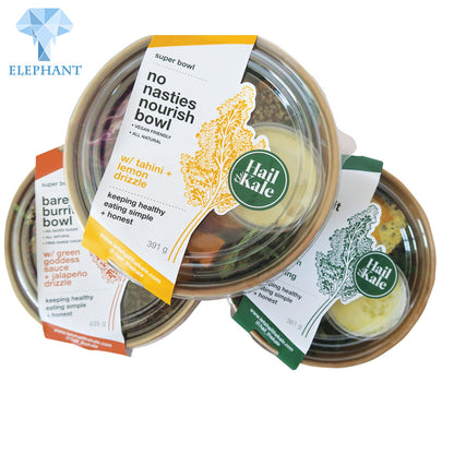 Custom Logo Chinese Kraft Biodegradable Pet Fast Takeway Food Box Packaging