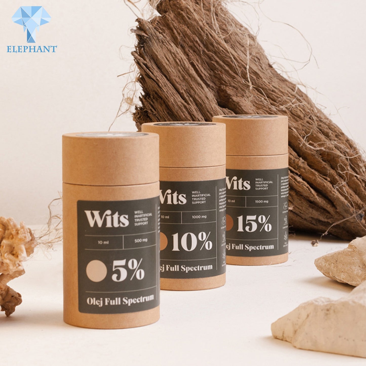 Custom Cardboard Round Tube Cylinder Kraft Essential Tea Oil Packaging Box Round Box