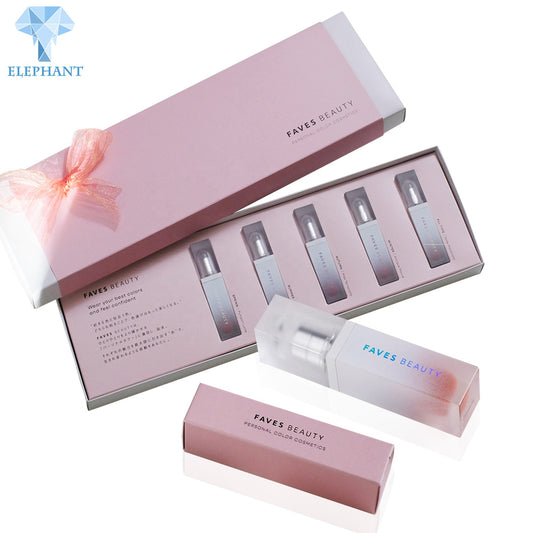 Wholesale Custom Good Quality Luxurious Pink Lipstick Lip Gloss Packaging Cosmetic Box