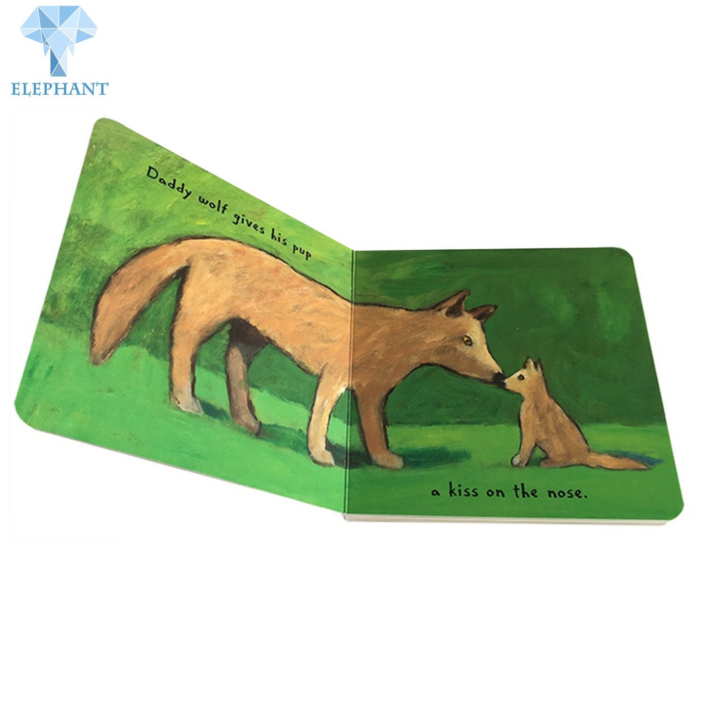 Cardboard Print Eco High Quality Board Book Printing Service Children Kid Books on Demand