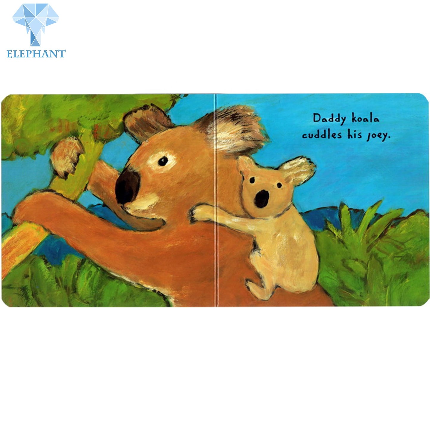 Cardboard Print Eco High Quality Board Book Printing Service Children Kid Books on Demand