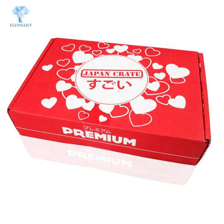 New Red Decorative Hot Sale Large Folding Packing Japanese Candy Box