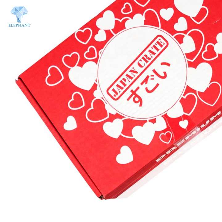 New Red Decorative Hot Sale Large Folding Packing Japanese Candy Box