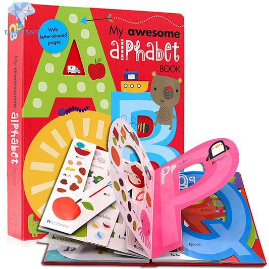 Custom Eco-friendly Ink Printing Children Baby Leaning English Alphabet Board Books for Kids