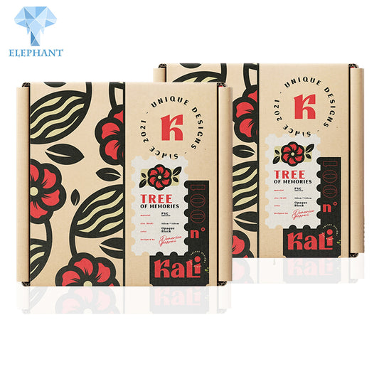Luxury Give Away Kraft Paper Cosmetic Alcohol Seed Products Gift Folding Small Mailer Box