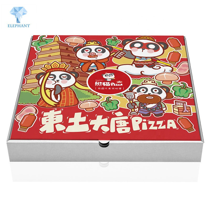 Manufacturer Wholesale Customized Corrugated Paper Pizza Boxes