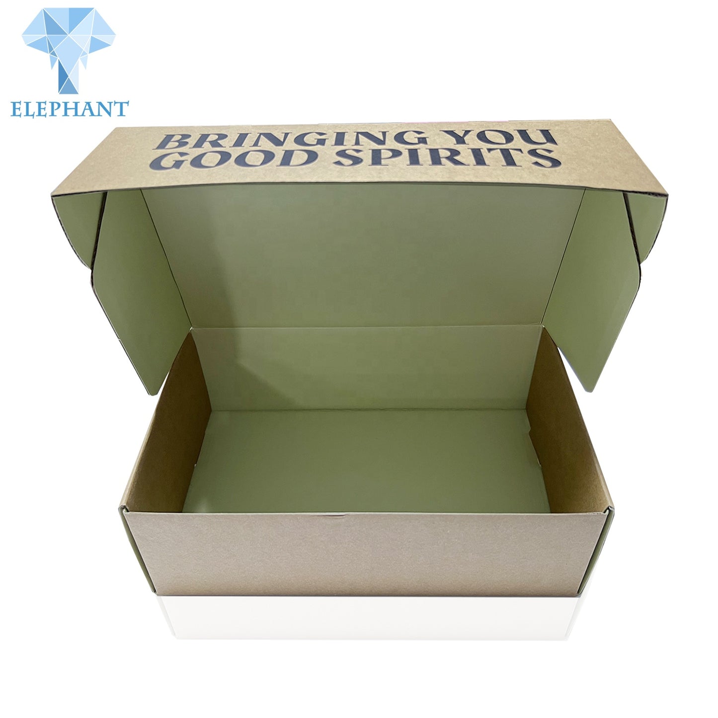 Custom Hot Selling Standard Die Cut Flat Pack Folding Kraft Paper Mailer