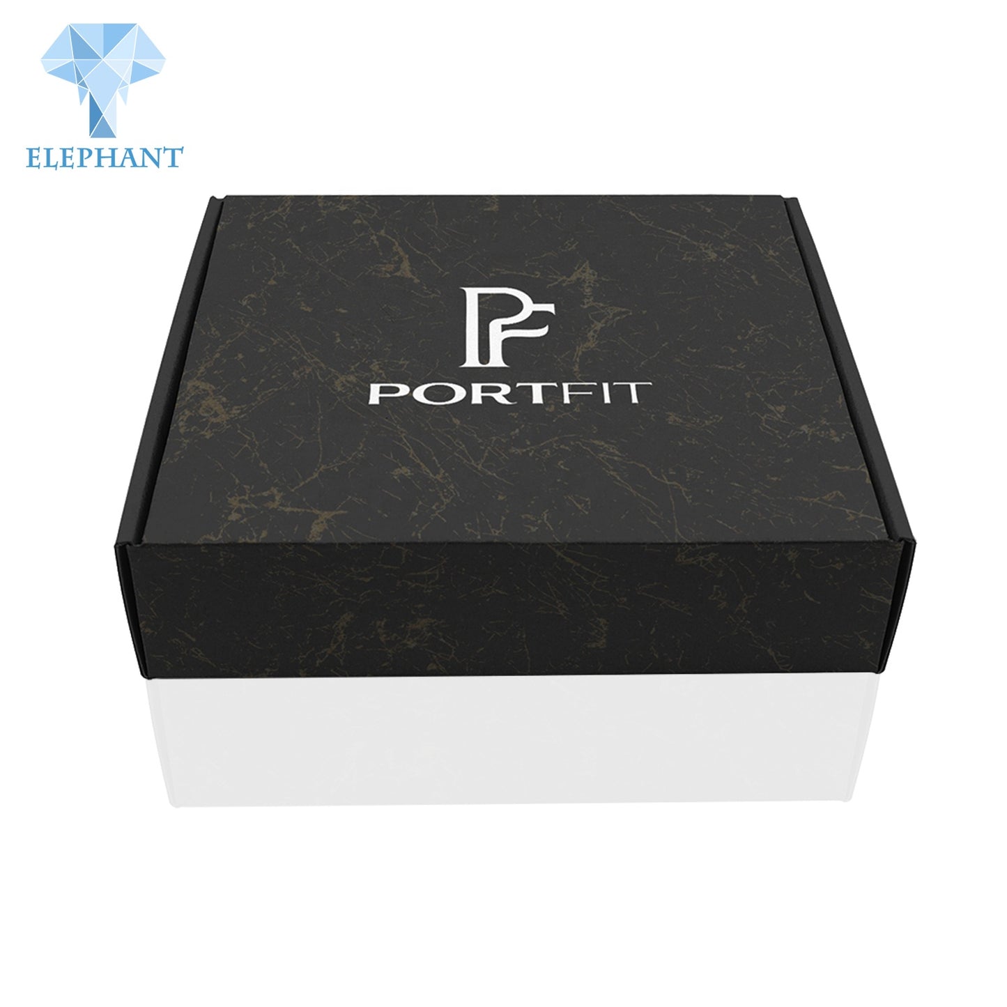 Custom Logo Black Corrugated Folding Paper Box For Wig Hair Extension Black Wig Box