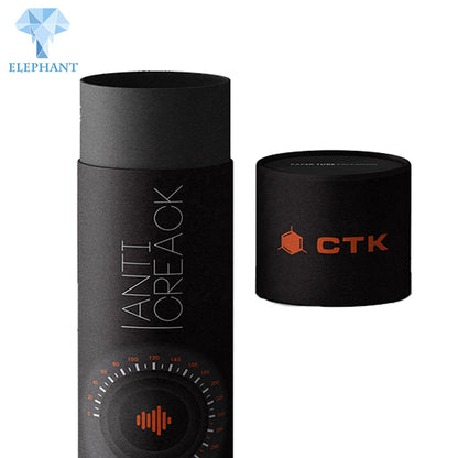 Custom Logo Good Quality Round Hat Gift Box Black Packaging Round Box