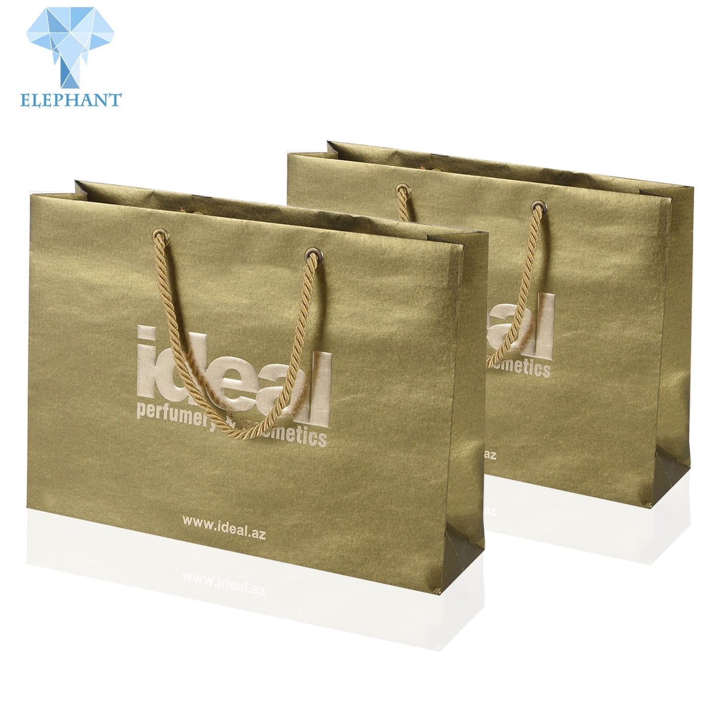 China Color CMYK Printing Recycled Shopping Gift Packaging Paper Bag With Your Own Logo